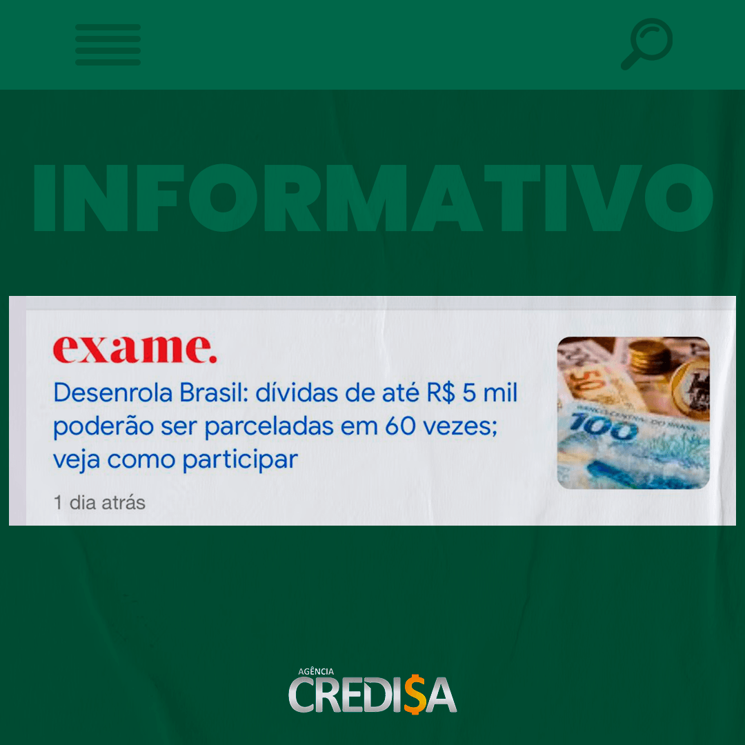 Desenrola Brasil: oportunidade de renegociar dívidas e limpar o nome